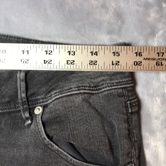 HUDSON Collin Midrise Bootcut Crop womens black denim jeans size 30 - Picture 11 of 15